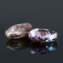 Ancient iridescent monochrome glass beads